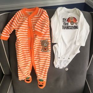 Halloween and Thanksgiving outfits